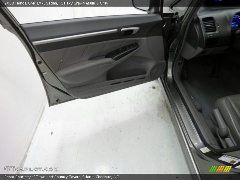 Galaxy Gray Metallic / Gray 2008 Honda Civic EX-L Sedan