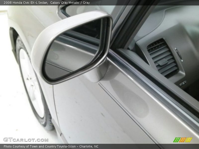 Galaxy Gray Metallic / Gray 2008 Honda Civic EX-L Sedan