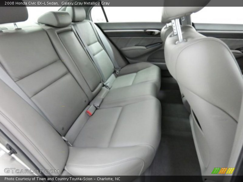 Galaxy Gray Metallic / Gray 2008 Honda Civic EX-L Sedan