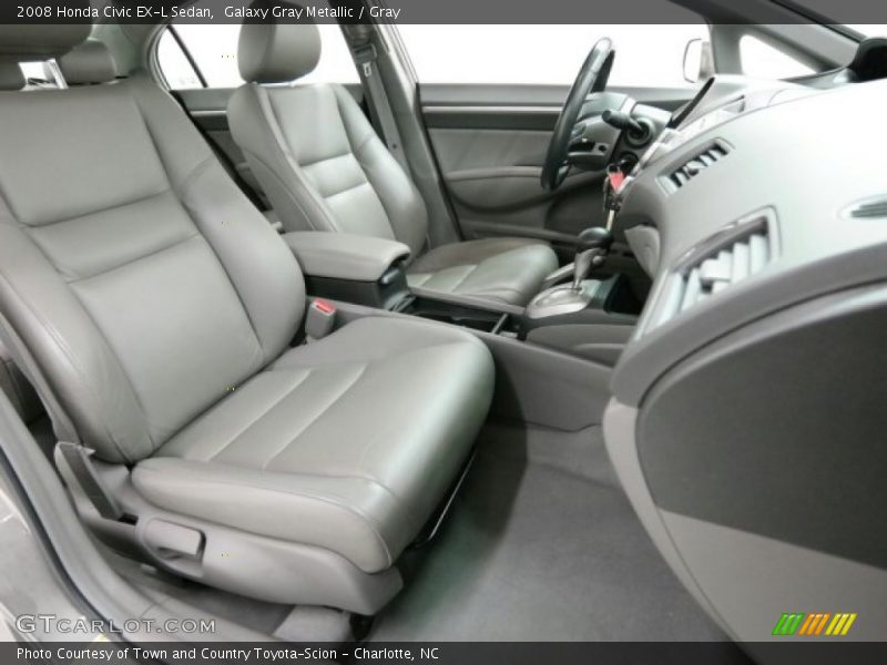 Galaxy Gray Metallic / Gray 2008 Honda Civic EX-L Sedan
