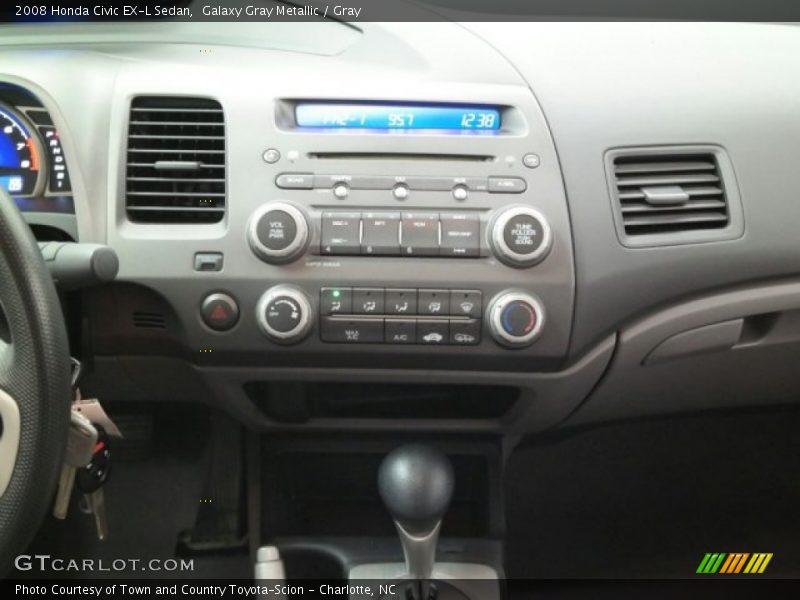 Galaxy Gray Metallic / Gray 2008 Honda Civic EX-L Sedan