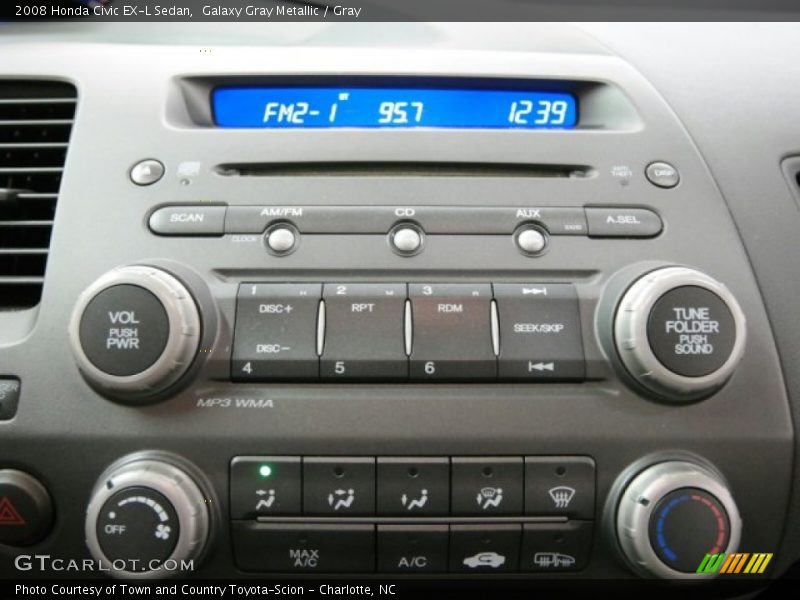Galaxy Gray Metallic / Gray 2008 Honda Civic EX-L Sedan