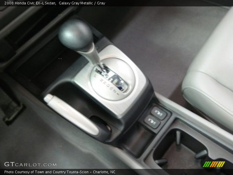 Galaxy Gray Metallic / Gray 2008 Honda Civic EX-L Sedan