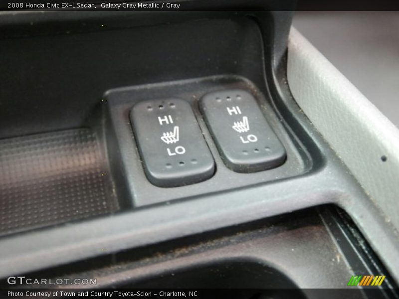 Galaxy Gray Metallic / Gray 2008 Honda Civic EX-L Sedan