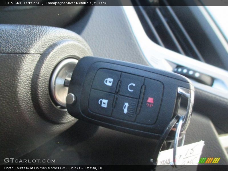 Champagne Silver Metallic / Jet Black 2015 GMC Terrain SLT