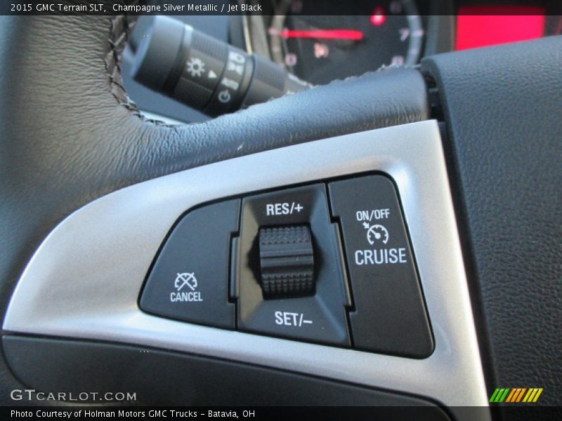 Champagne Silver Metallic / Jet Black 2015 GMC Terrain SLT