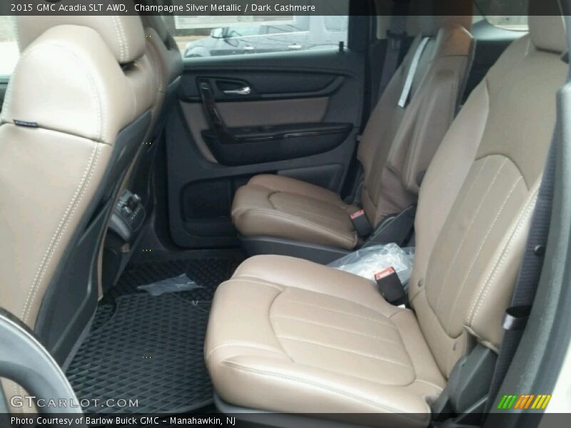 Champagne Silver Metallic / Dark Cashmere 2015 GMC Acadia SLT AWD