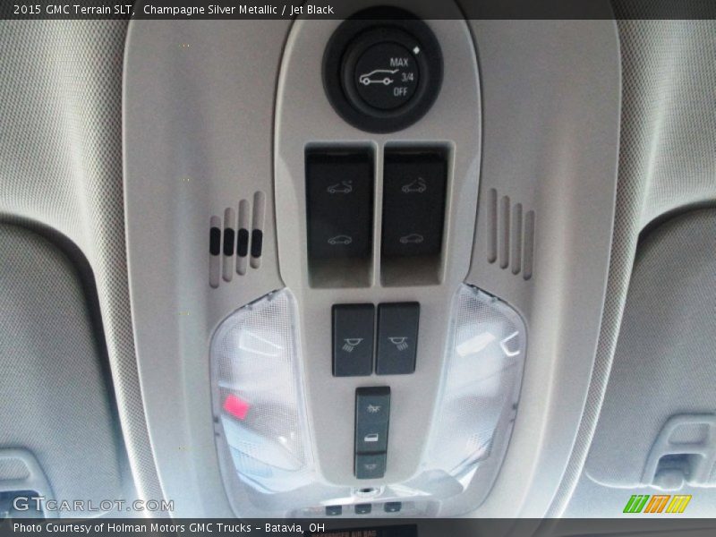 Champagne Silver Metallic / Jet Black 2015 GMC Terrain SLT
