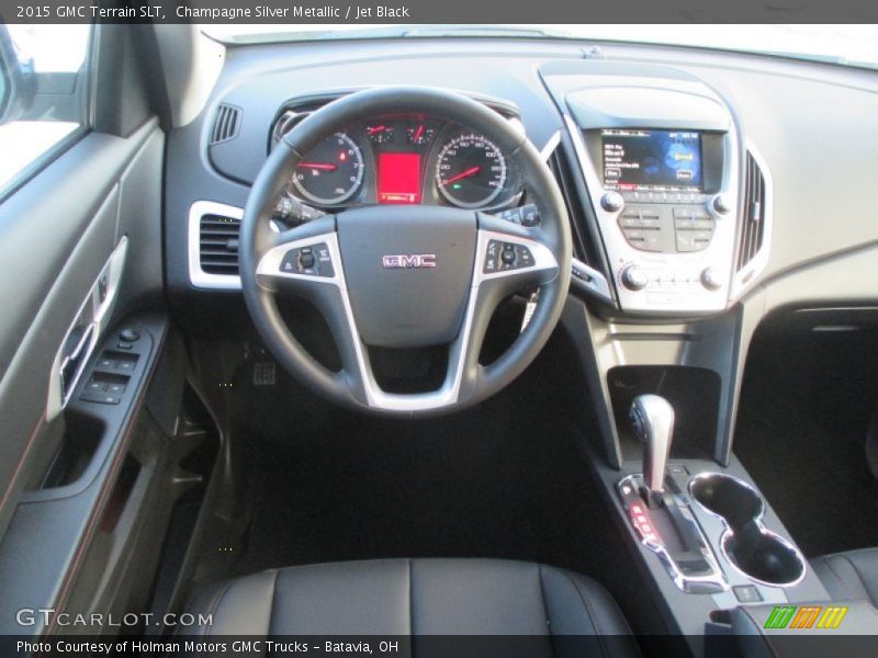 Champagne Silver Metallic / Jet Black 2015 GMC Terrain SLT
