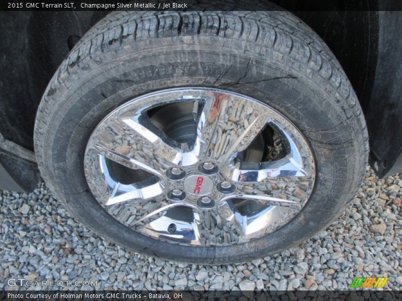 Champagne Silver Metallic / Jet Black 2015 GMC Terrain SLT