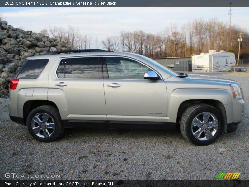 Champagne Silver Metallic / Jet Black 2015 GMC Terrain SLT