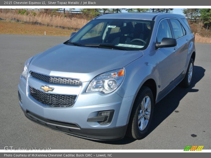Silver Topaz Metallic / Jet Black 2015 Chevrolet Equinox LS
