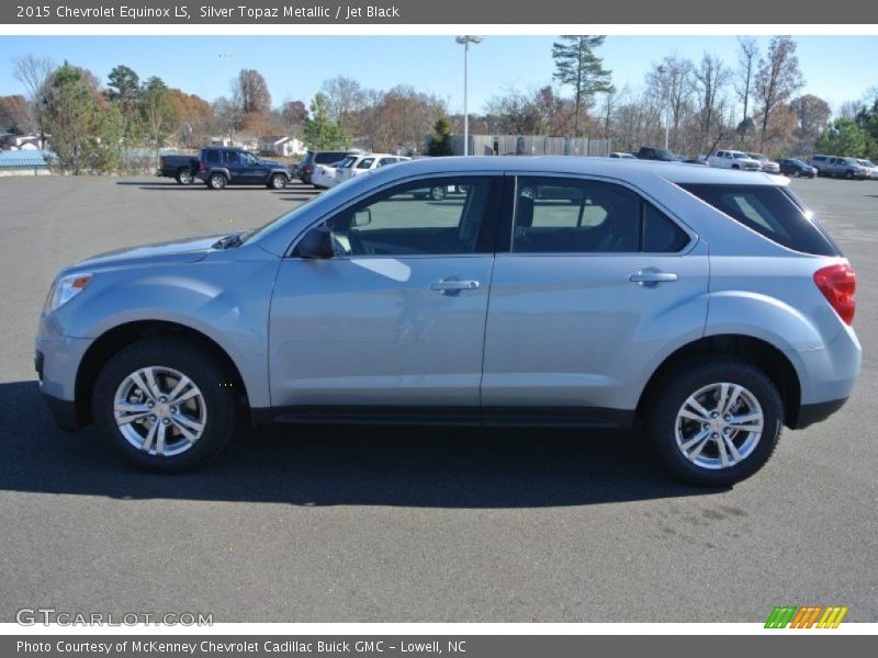 Silver Topaz Metallic / Jet Black 2015 Chevrolet Equinox LS