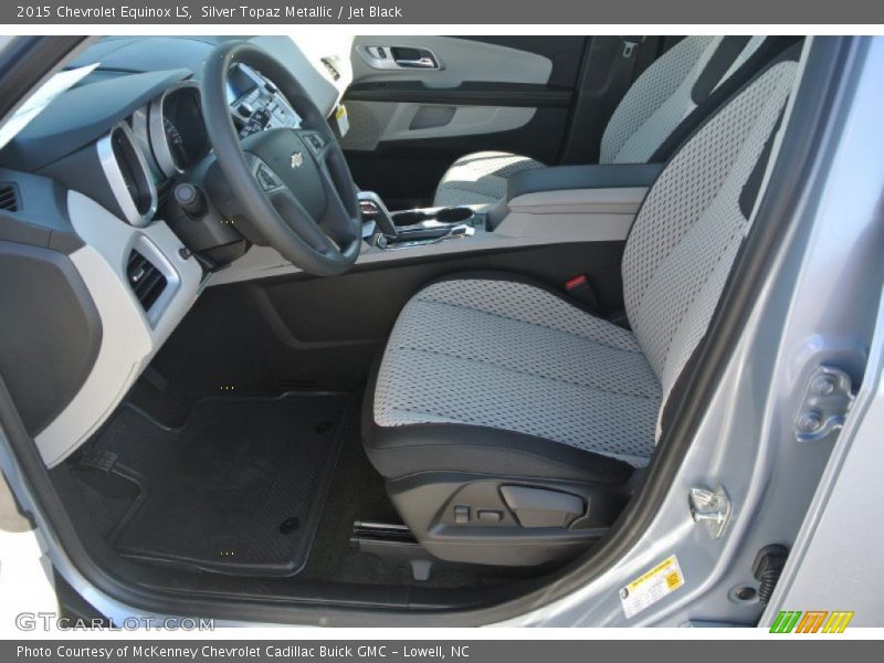 Silver Topaz Metallic / Jet Black 2015 Chevrolet Equinox LS