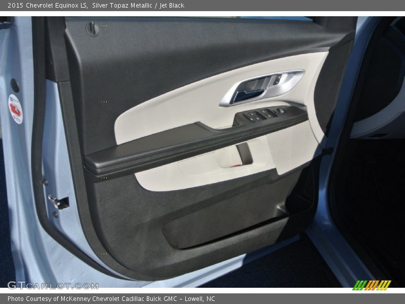 Silver Topaz Metallic / Jet Black 2015 Chevrolet Equinox LS
