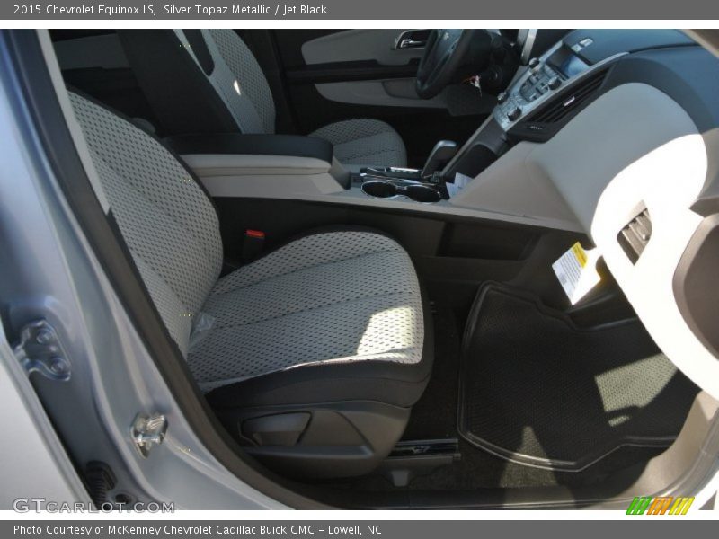 Silver Topaz Metallic / Jet Black 2015 Chevrolet Equinox LS