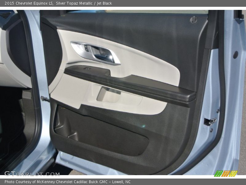 Silver Topaz Metallic / Jet Black 2015 Chevrolet Equinox LS