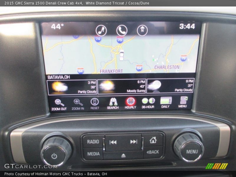 Controls of 2015 Sierra 1500 Denali Crew Cab 4x4