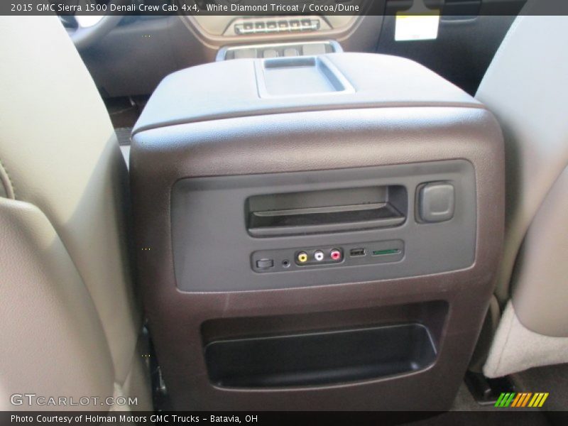 White Diamond Tricoat / Cocoa/Dune 2015 GMC Sierra 1500 Denali Crew Cab 4x4