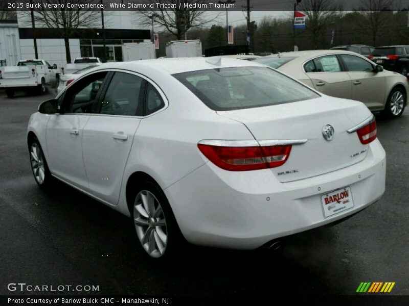 White Diamond Tricoat / Medium Titanium 2015 Buick Verano Convenience