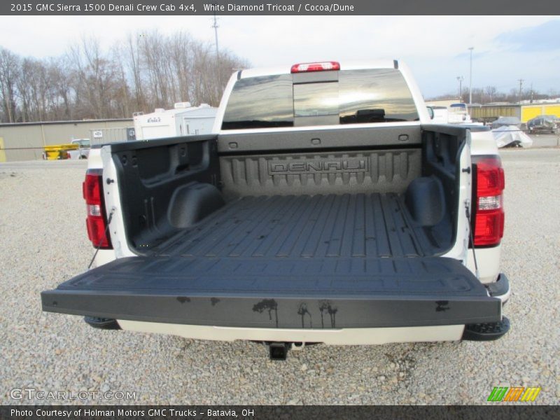 White Diamond Tricoat / Cocoa/Dune 2015 GMC Sierra 1500 Denali Crew Cab 4x4