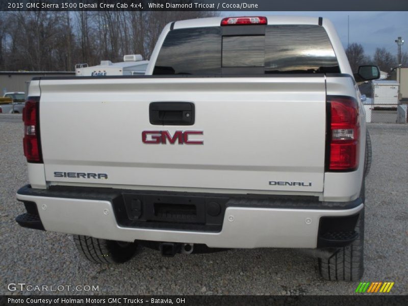 White Diamond Tricoat / Cocoa/Dune 2015 GMC Sierra 1500 Denali Crew Cab 4x4