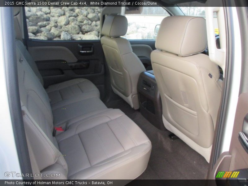 Rear Seat of 2015 Sierra 1500 Denali Crew Cab 4x4