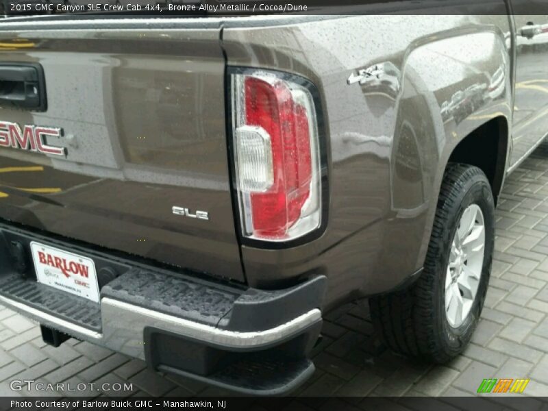 Bronze Alloy Metallic / Cocoa/Dune 2015 GMC Canyon SLE Crew Cab 4x4