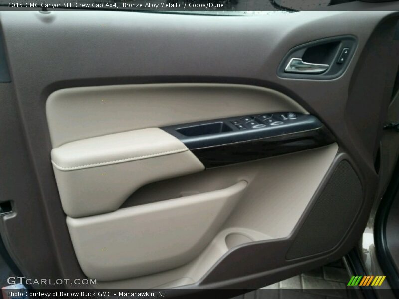 Bronze Alloy Metallic / Cocoa/Dune 2015 GMC Canyon SLE Crew Cab 4x4