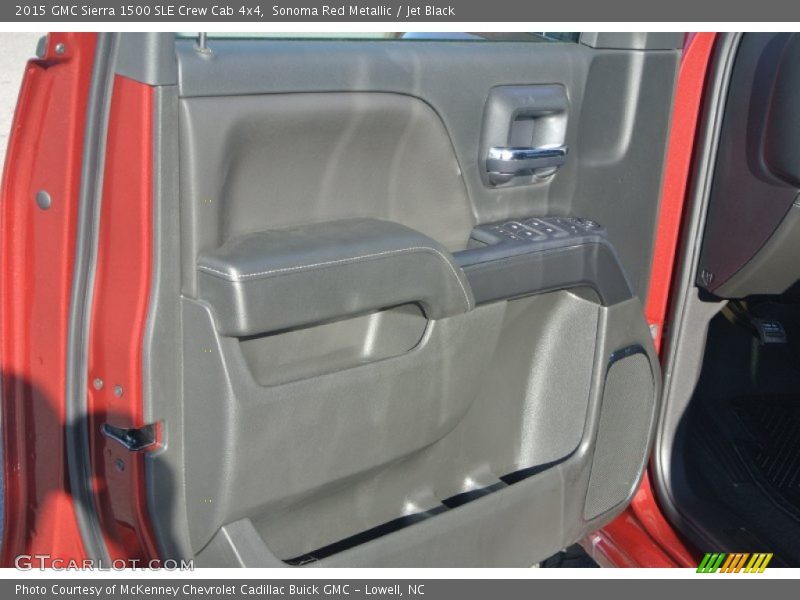 Sonoma Red Metallic / Jet Black 2015 GMC Sierra 1500 SLE Crew Cab 4x4