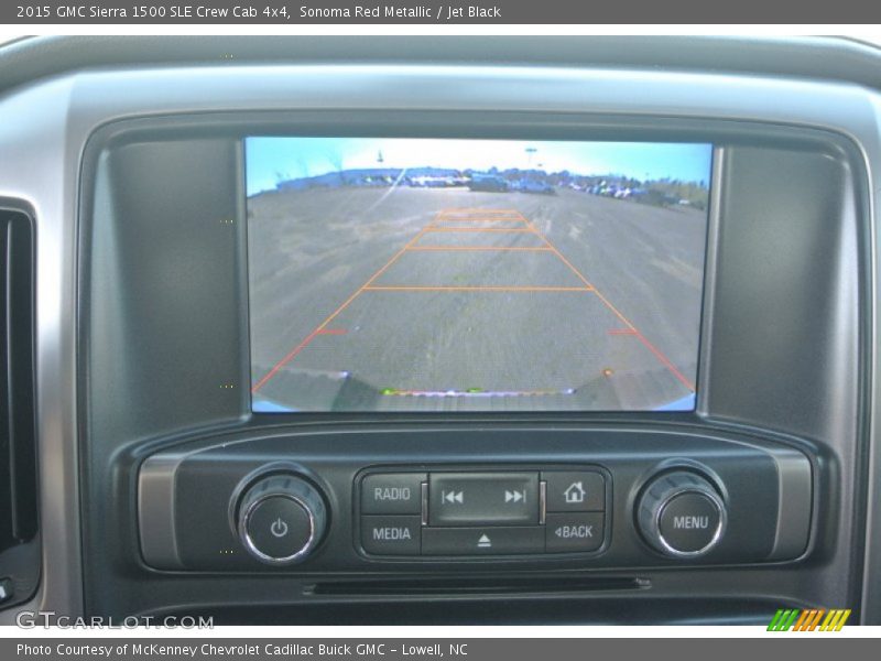 Sonoma Red Metallic / Jet Black 2015 GMC Sierra 1500 SLE Crew Cab 4x4