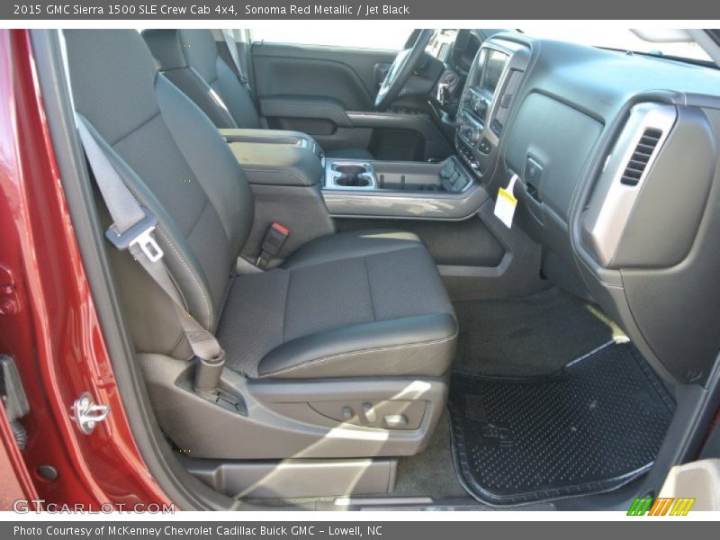 Sonoma Red Metallic / Jet Black 2015 GMC Sierra 1500 SLE Crew Cab 4x4