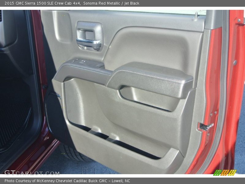 Sonoma Red Metallic / Jet Black 2015 GMC Sierra 1500 SLE Crew Cab 4x4