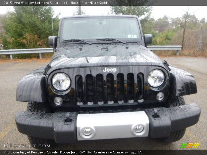 Black / Black/Dark Saddle 2015 Jeep Wrangler Unlimited Sahara 4x4