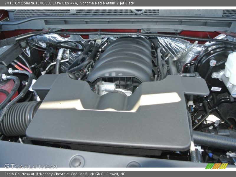 Sonoma Red Metallic / Jet Black 2015 GMC Sierra 1500 SLE Crew Cab 4x4