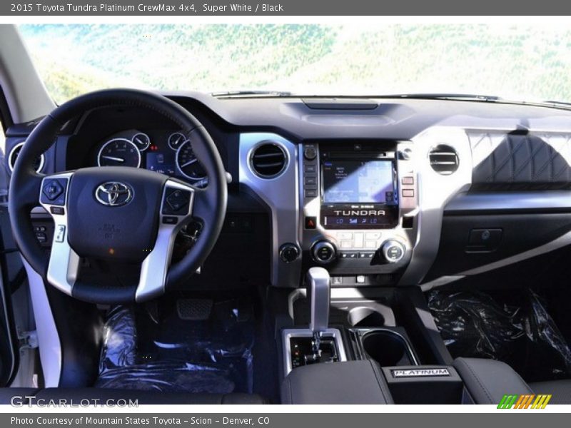 Super White / Black 2015 Toyota Tundra Platinum CrewMax 4x4