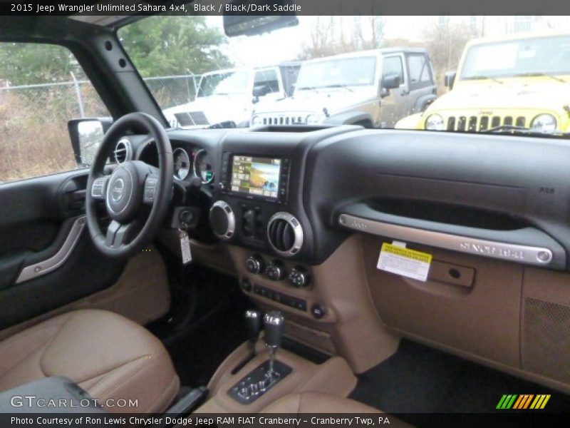 Black / Black/Dark Saddle 2015 Jeep Wrangler Unlimited Sahara 4x4
