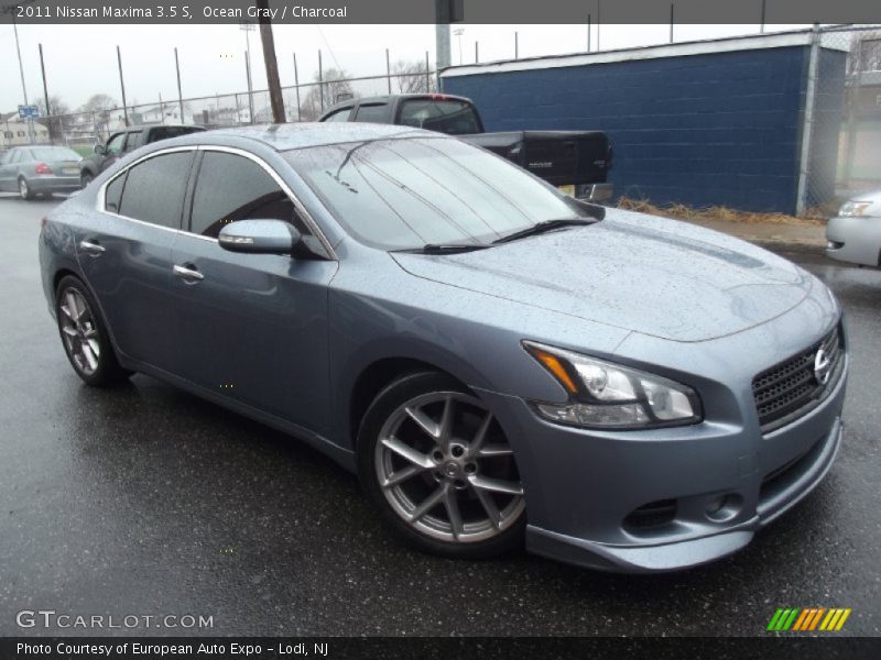 Ocean Gray / Charcoal 2011 Nissan Maxima 3.5 S