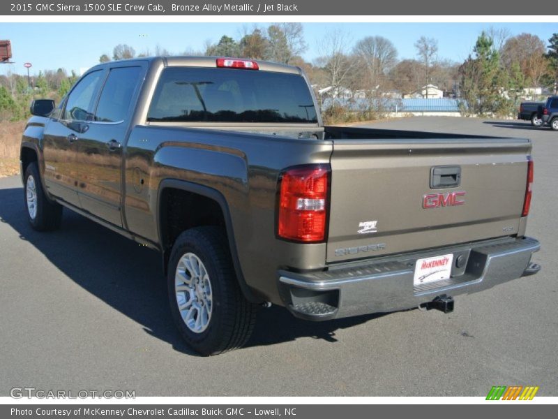 Bronze Alloy Metallic / Jet Black 2015 GMC Sierra 1500 SLE Crew Cab