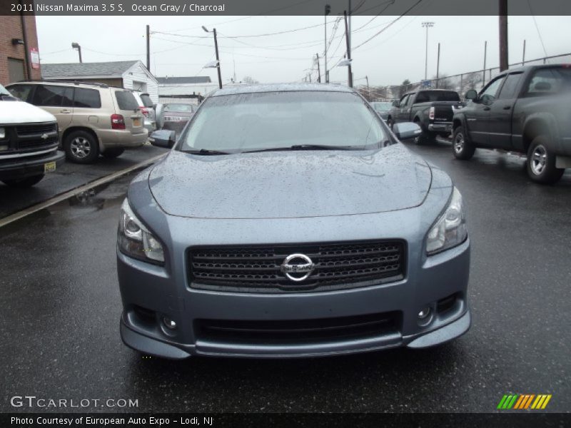 Ocean Gray / Charcoal 2011 Nissan Maxima 3.5 S
