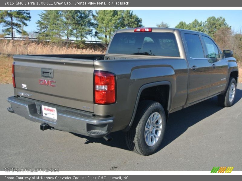 Bronze Alloy Metallic / Jet Black 2015 GMC Sierra 1500 SLE Crew Cab