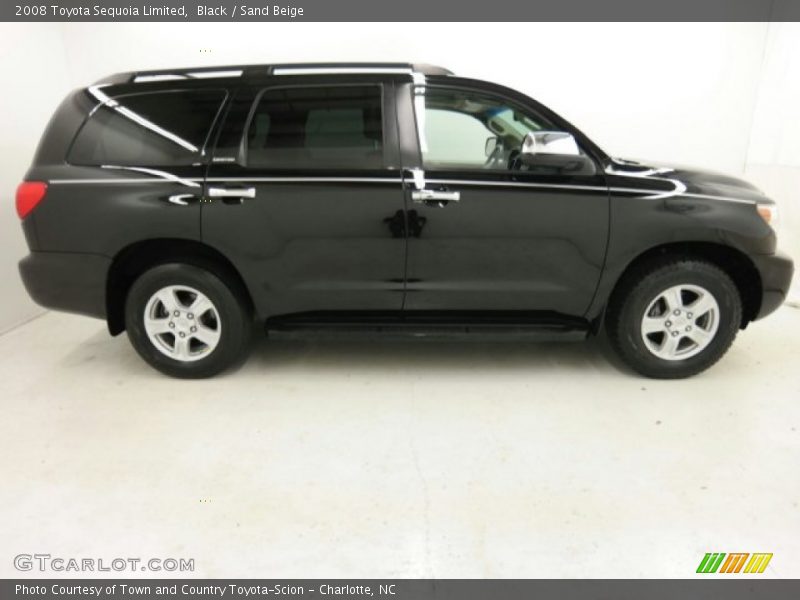 Black / Sand Beige 2008 Toyota Sequoia Limited