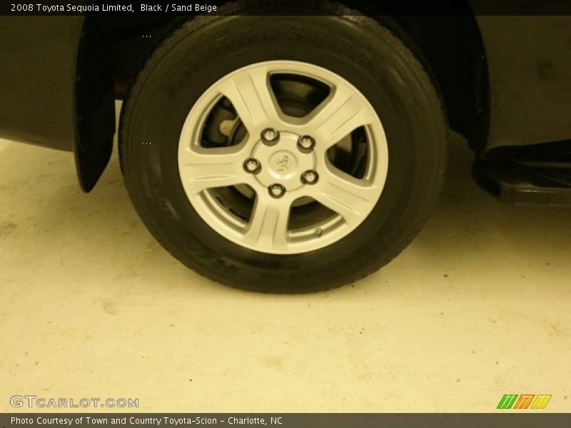 Black / Sand Beige 2008 Toyota Sequoia Limited