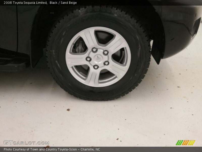 Black / Sand Beige 2008 Toyota Sequoia Limited