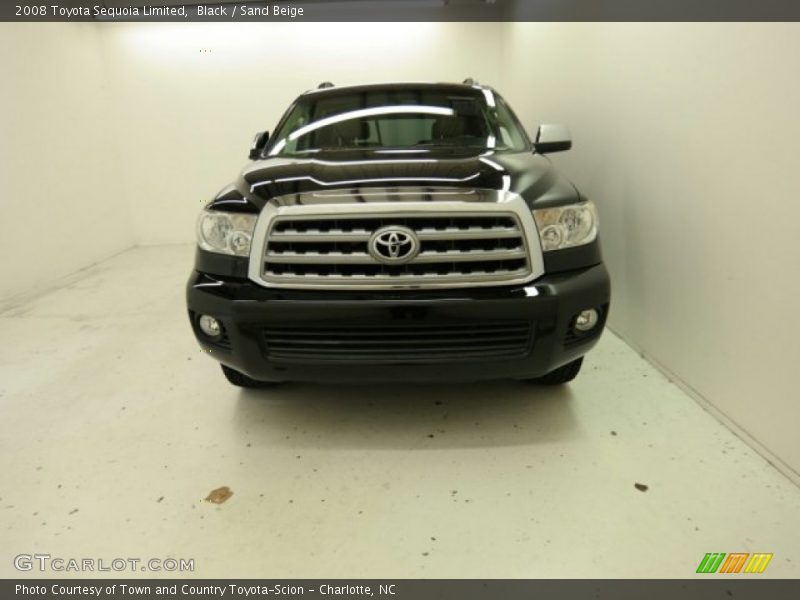Black / Sand Beige 2008 Toyota Sequoia Limited