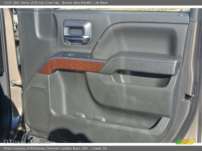 Bronze Alloy Metallic / Jet Black 2015 GMC Sierra 1500 SLE Crew Cab