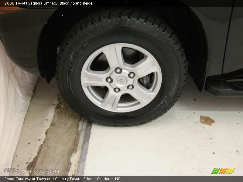 Black / Sand Beige 2008 Toyota Sequoia Limited