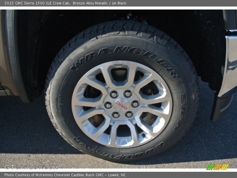 Bronze Alloy Metallic / Jet Black 2015 GMC Sierra 1500 SLE Crew Cab