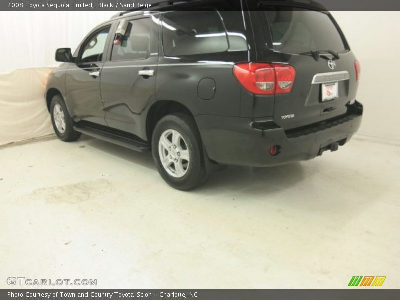 Black / Sand Beige 2008 Toyota Sequoia Limited