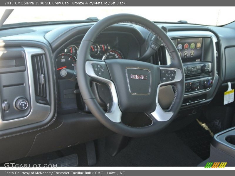 Bronze Alloy Metallic / Jet Black 2015 GMC Sierra 1500 SLE Crew Cab